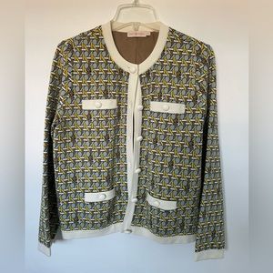 Tory Burch geometric logo Cardigan